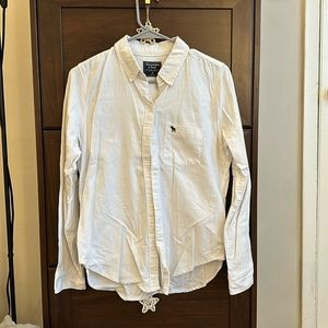 A&F white button down